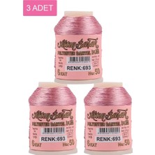 Marsilyan 3 Adet Altınbaşak Oya ve Dantel Ipi 20 gr -  - No: 693