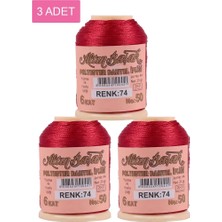 Marsilyan 3 Adet Altınbaşak Oya ve Dantel Ipi 20 gr -  - No: 074