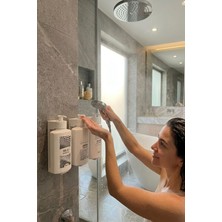 UltraMint Modern 2'li 3'lü Banyo Seti, 400ML Plastik Şişe, Otel & Buklet Malzemesi