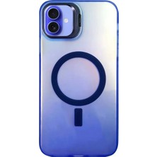 SHC4200 Iphone 16 Kılıf Pra Magsafe Standlı Kapak - Lacivert