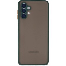 SHC4200 Galaxy A04S Kılıf Montreal Kapak - Yeşil