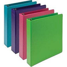 SHC4200 Samsill Earth's Choice Biyobazlı Dayanıklı 3 Halkalı Klasör, Şeffaf Görünüm 1,5 Inç Klasö