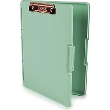 SHC4200 Dexas Slimcase 2 Sıkıştırma Tahtası, Yan Açıklık, 31,8 x 24,1 Cm, Deniz Köpüğü Yeşili, Pembe Altın