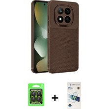 İlk El Grup Pilelistore™ Redmi Note 15 Pro 5g Kılıf Eksen Form Prime - Siyah 3D Antistatik Cam Ekran Koruyucu + Raze Metal Kamera Lens - Sh