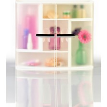 UltraMint Modern Şeffaf Banyo Ecza Dolabı, Şık ve Dayanıklı Tasarım