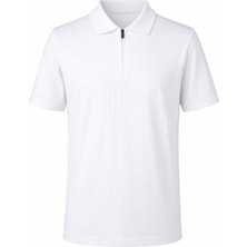 Trender 4058 40/1 Ekru Erkek T-Shirt 26YL71L58041