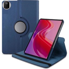 Marsilyan™- Huawei Honor Pad X7 360 Tablet Deri Kılıf - Lacivert