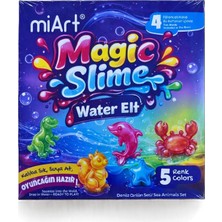 Mi Art Miart Magic Slime 90 ml x 5’li Set - Deniz Canliları Seti