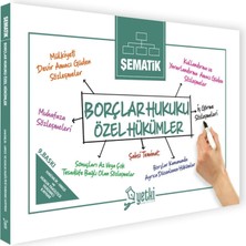 Yetki Yayınları Şematik Borçlar Hukuku Özel Hükümler 2026