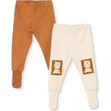 Hellobaby Erkek Bebek 2li Pantolon Hayvan Baskılı Çoraplı