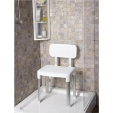 UltraMint Primanova Yaşlı ve Engelli Banyo Sandalyesi, Sırt Destekli Rahat Oturma