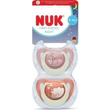 Nuk Fc Night 2li GECEEMZIK,0-6AY,TURUNCU/PEMBE,KIZ