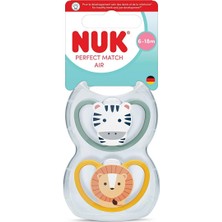 Nuk Pm Air 2li Emzik, 6-18 Ay,yeşil/turuncu,erkek