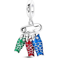 Fubena Koinobori Japon Kültürü Sallantılı Charm