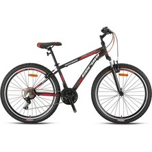 Kron Geroni Magnum 20 Jant Mtb - 11' - 7 Vites - V.b - Mat Siyah-Gri/kırmızı