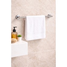 UltraMint 50 cm Paslanmaz Çelik Havluluk – Uzun Banyo Askısı, Duvara Monte Krom Tasarım