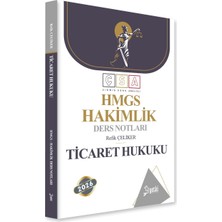 Yetki Yayınları ÇSA Ticaret Hukuku Hakimlik HMGS Ders Notu  2026