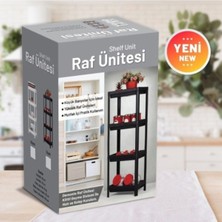 UltraMint Çok Bölmeli Siyah Banyo Rafı, Pratik ve Şık Banyo Düzenleyici