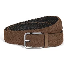 Montblanc Meisterstück Süet 35 mm Kare Tokalı Kemer 222265