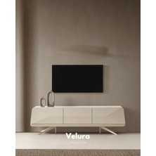 Velura Home & Living Vakko Tv Ünitesi - Krem (Sadece Alt Blok)