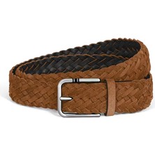 Montblanc Meisterstück Süet 35 mm Kare Tokalı Kemer 222241