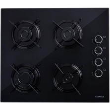 Luxell Ankastre Gazlı Ocak Siyah - LX40TAHDF Fast Düğme