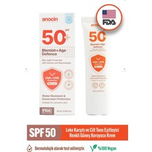 Leke Karşıtı ve Cilt Tonu Eşitleyici Güneş Koruyucu Krem Spf 50 Uva: Pa Yaşlılık Karşıtı