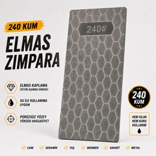 Badem10 Elmas Zımpara Diski 240 Kum P240 Seramik Granit Mermer Taş Yüzey Taşlama ve Düzeltme Aparatı