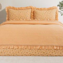 Schafer Home Chance Çift Kişilik Pike Takımı 4 Parça-Açık Hardal