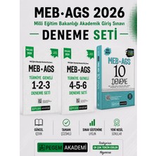 Anla Kazan Yayınları Pegem 2026 Meb Ags 10 Deneme & Meb Ags Türkiye Geneli Deneme Seti