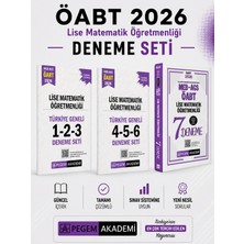 Anla Kazan Yayınları Pegem 2026 Meb Ags Öabt Lise Matematik Öğretmenliği  Deneme & Türkiye Geneli Deneme Seti
