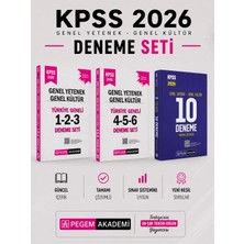 Anla Kazan Yayınları Pegem 2026 Kpss Gk Gy 10 Deneme & Kpss Gk Gy Türkiye Geneli Deneme Seti