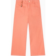 Chloe Chloé Kids Logolu Pileli Pamuk Pantolon Kız Çocuk