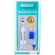 UltraMint Su Tasarruflu Basmalı Klozet Rezervuar Iç Takımı, Uyumlu ve Dayanıklı
