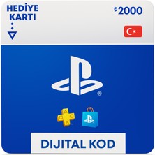 2000 Tl Değerinde Sony Playstation Store Hediye Kartı Hızlı Kullanım için Dijital Teslimat