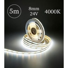 Nexo Cob LED Beyaz 8MM/24V (5 Metre)