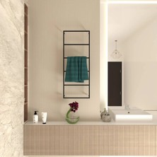 UltraMint Katlı Metal Banyo Havluluk, Duvara Monte, Pratik ve Şık Tasarım
