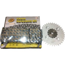 Honda Innova 125-MSX 125 Zincir Dişli Seti 420-110 Bakla 14T-36TT Supermto