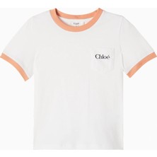 Chloe Chloé Kids Logolu Pamuklu Tişört Kız Çocuk