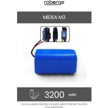 Roborge Midea M3 Robot Süpürge Uyumlu 3200 Mah Batarya - Muadil Ürün