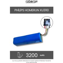 Roborge Philips Homerun 3000 Robot Süpürge Uyumlu Batarya 3200 Mah - Muadil Ürün