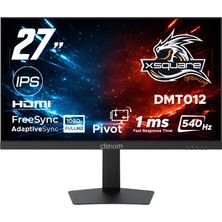 Dexim DMT012 27" 540Hz 1ms FHD HDMI DP HDR Low Blue Light FreeSync Fast IPS Pivot Gaming Monitör