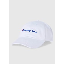 Champion 806242-WW001 Baseball Cap Beyaz Logo Baskılı Unisex Şapka