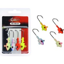 Mutant 6412 Jig Head Body 4lü Mix Set Çift Yönlü Jig Head Standart-5 gr
