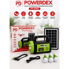 Powerdex PD-9090 Solar Şarjlı Kamp Feneri – Bluetoothlu Taşınabilir Aydınlatma Sistemi