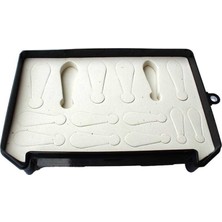 Captain Sahte Balık ve Kurşun Saklama Kutusu Evalı Kutu 12X20CM Standart