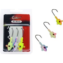 Mutant 6412 Jig Head Body 3lü Mix Set Çift Yönlü Jig Head Standart-14 gr