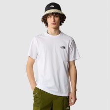 The North Face M S/s Sımple Dome Tee Beyaz Erkek Kısa Kol T-Shirt
