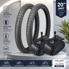 Servis 20X1.95 Dış Lastik (Throne) 20 Jant Bisiklet Lastiği ve İç Lastiği Takım Seti