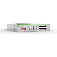 Asustor Allıed Telesıs AT-GS920/8PS-50  8ge Port (8xpoe+ 62W) Yönetilemez Switch
